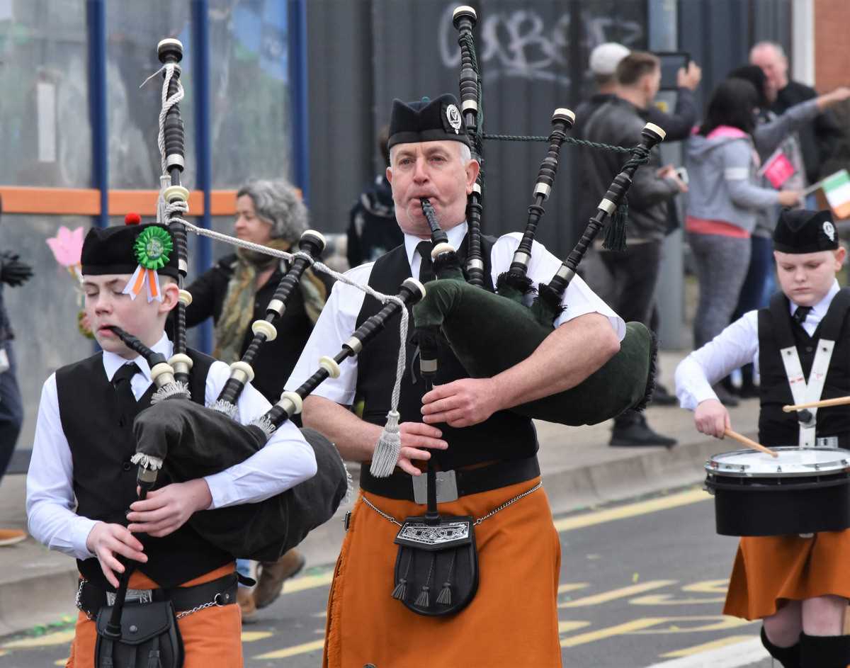 St Patricks Day Parade in Digbeth, Birmingham - 11th March 2018