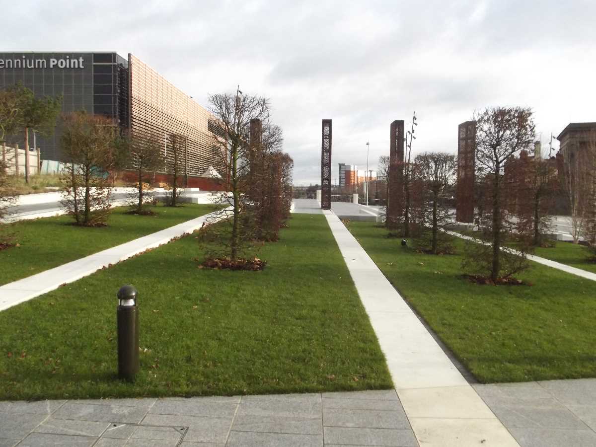 Eastside City Park as it was in 2012 onwards after it opened