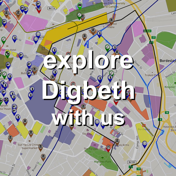 Digbeth map