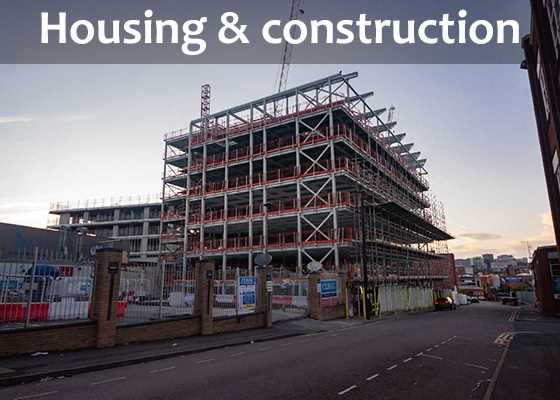 Digbeth - Housing and construction